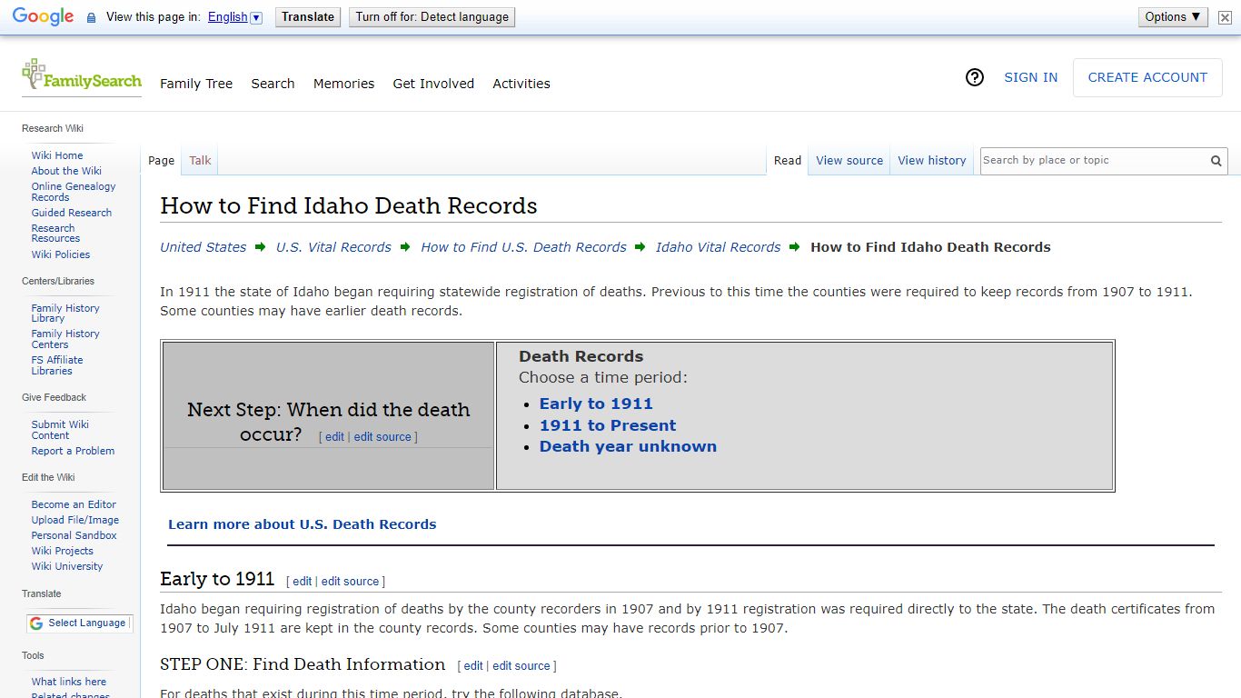 How to Find Idaho Death Records • FamilySearch
